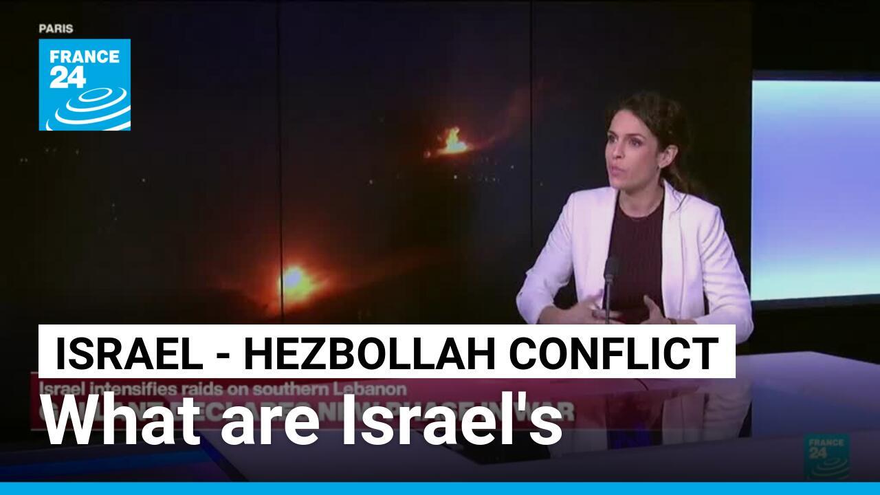 What are Israel's goals in Lebanon and how will Hezbollah respond